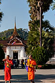 Luang Prabang, Laos  - the Royal or Palace - the graceful stupa-like spire, resulting in a tasteful fusion of European and Lao design.